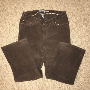 Old Navy Brown Corduroy Maternity Stretch Jeans